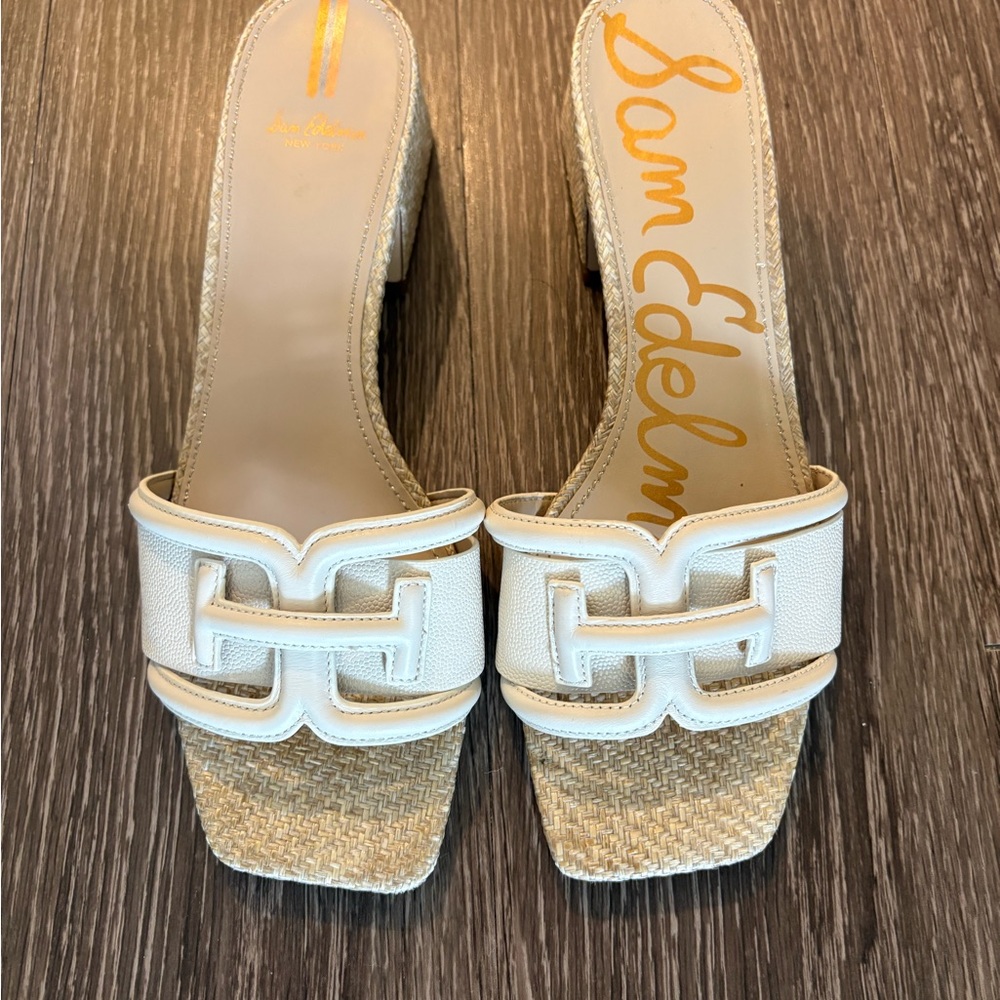 Sam Edelman Cream Waylon Slide Sandal - Picture 2 of 3